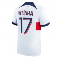 Paris Saint-Germain Vitinha #17 Vonkajší futbalový dres 2023-24 Krátky Rukáv